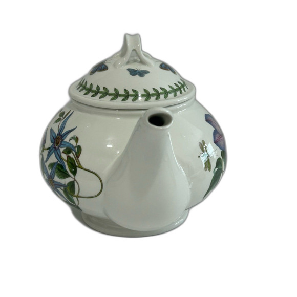 Vintage Portmeirion Botanic Garden Ceramic Tea Pot Susan Williams-Ellis Floral - Picture 5 of 10